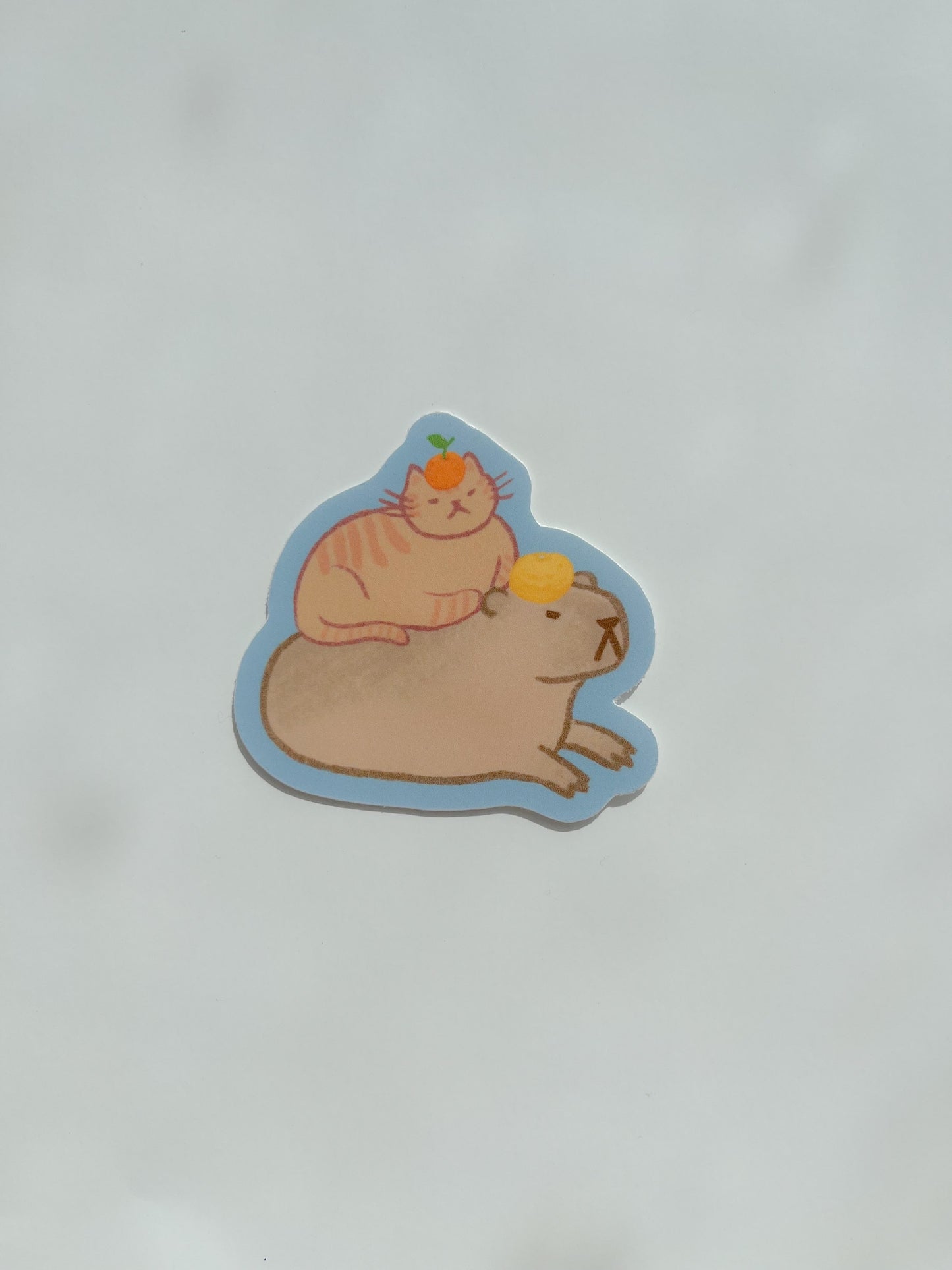 Capycat Matte Sticker image 0