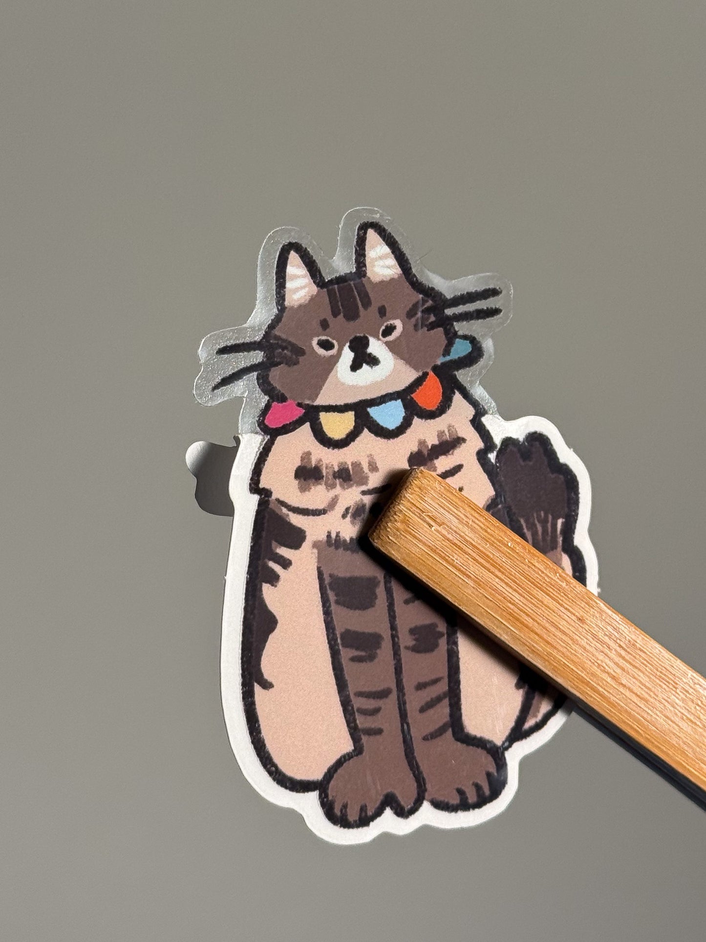 Sesame Clear Vinyl Sticker