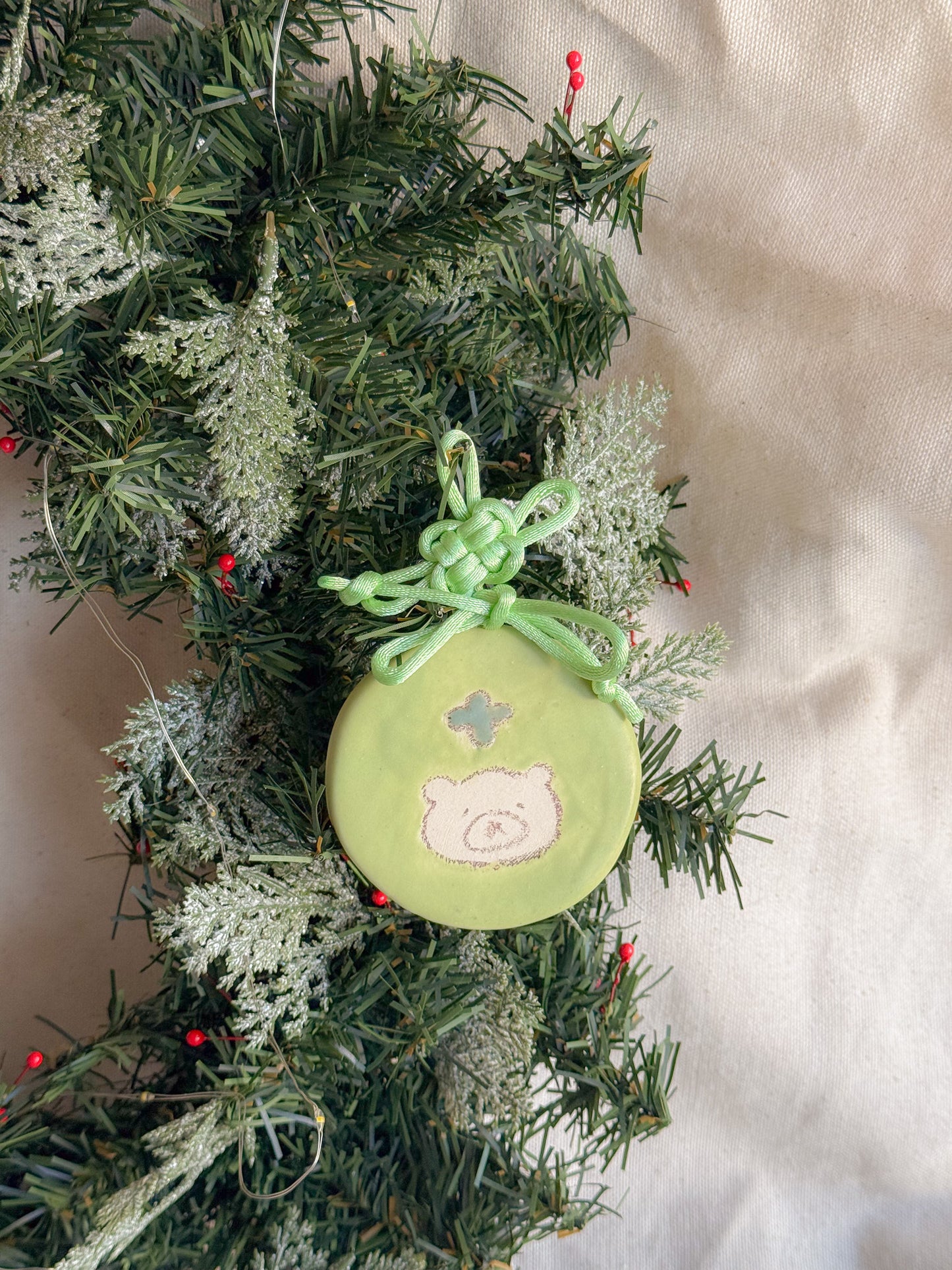 Small Knotted Ceramic Wall Hanging