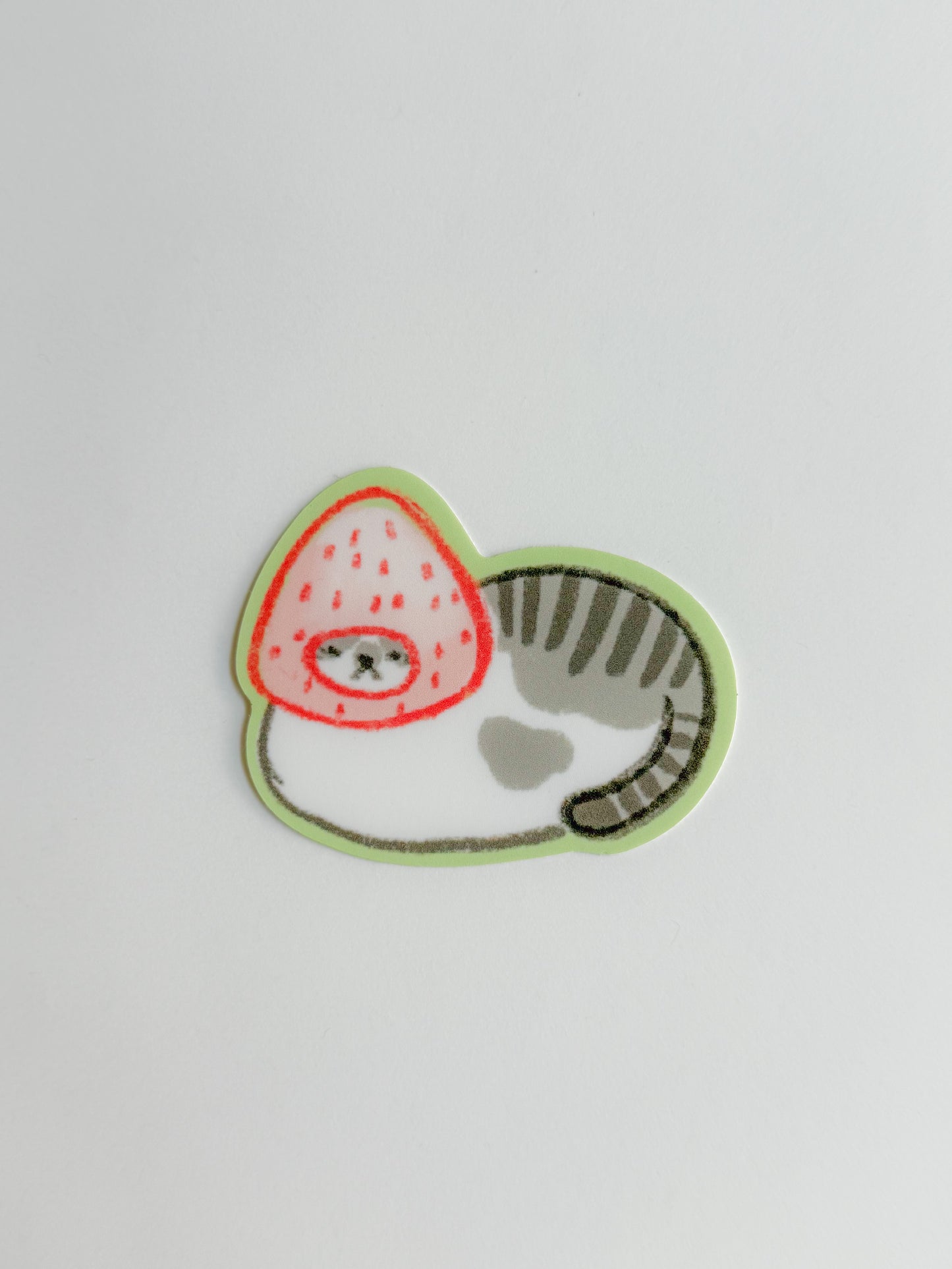 Strawberry Produce Pal Matte Vinyl Sticker