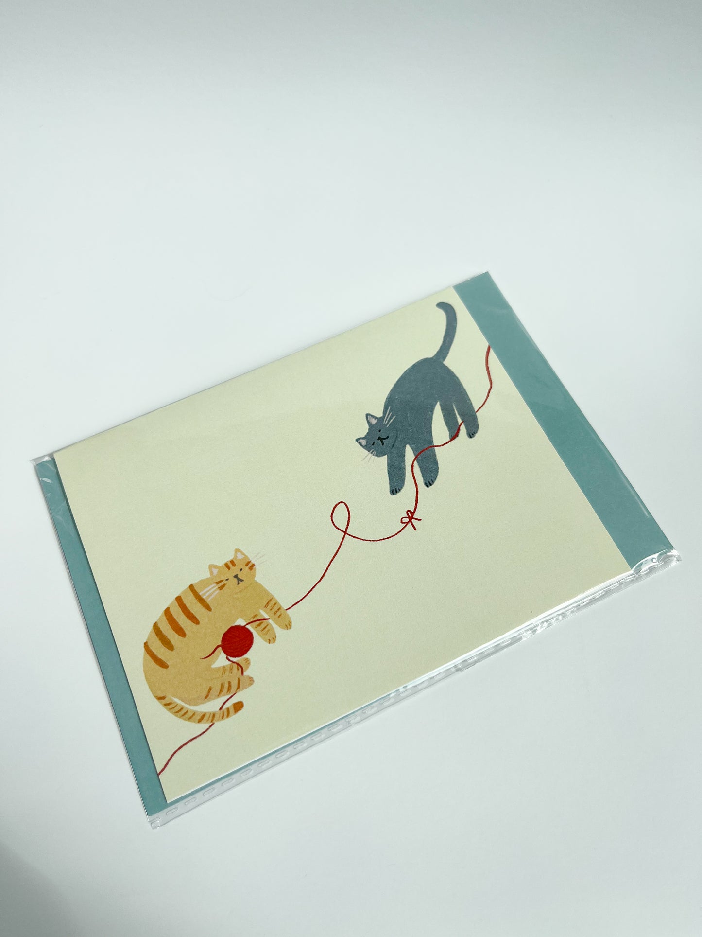Two Cats Greeting Card image 0