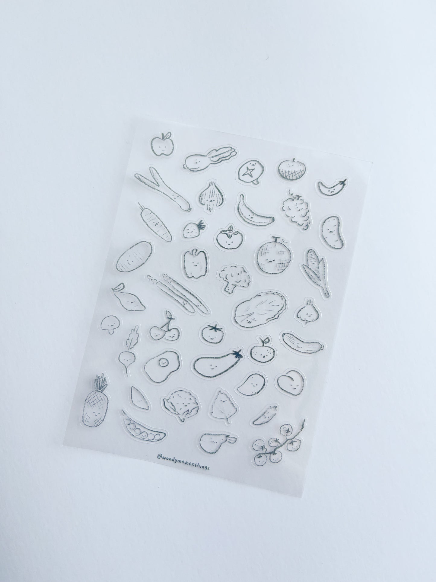 Clear Scribbly Deco Sticker Sheet image 3