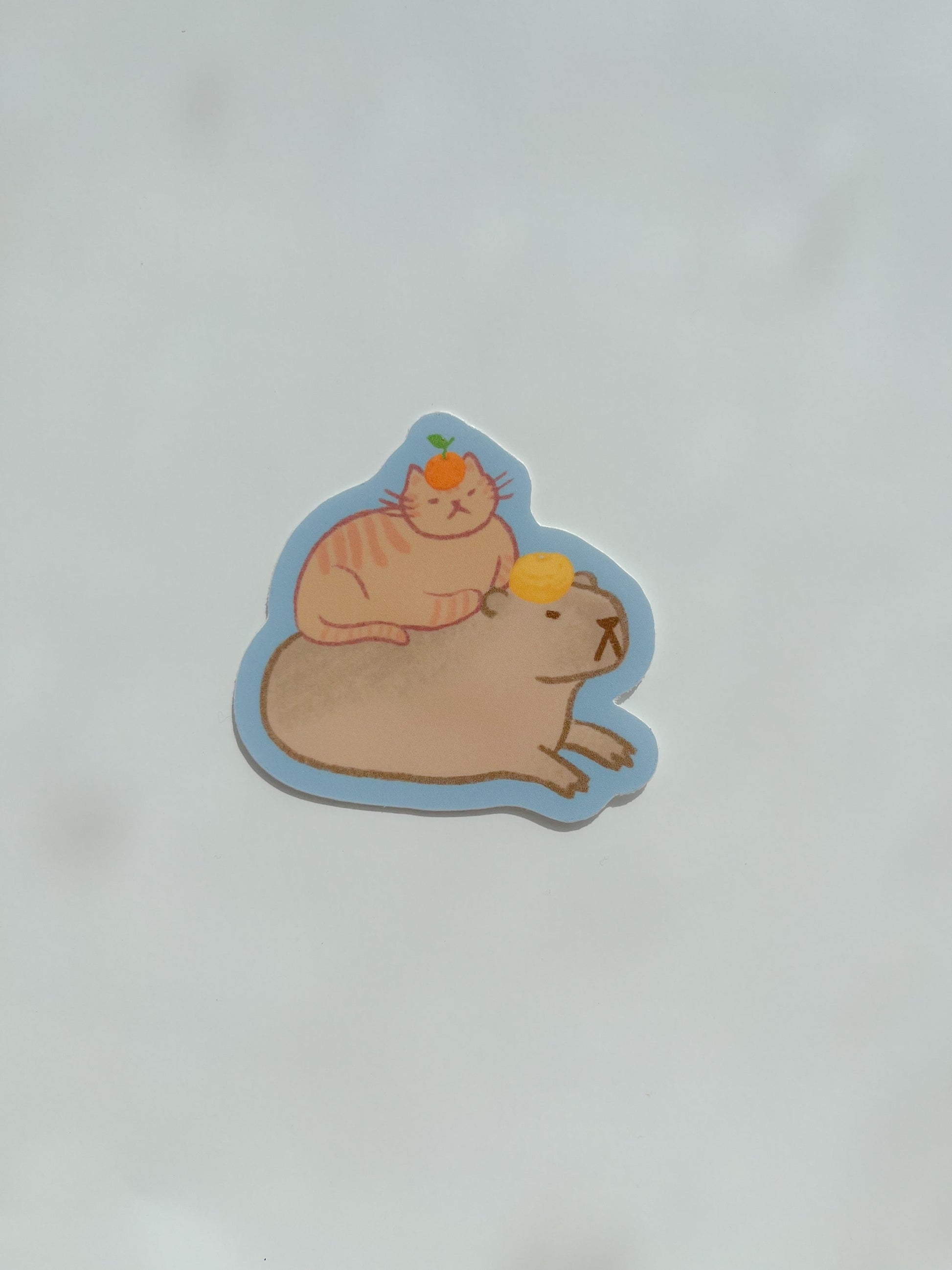 Capycat Matte Sticker image 0