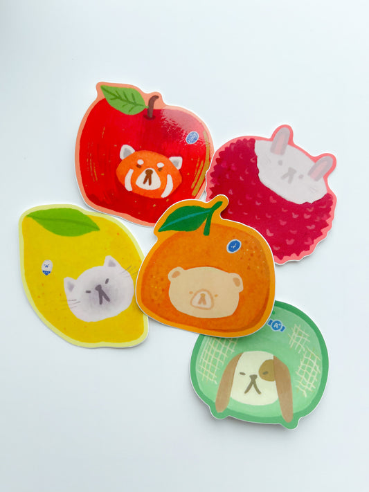 Fruit Friend Vinyl Sticker Bundle