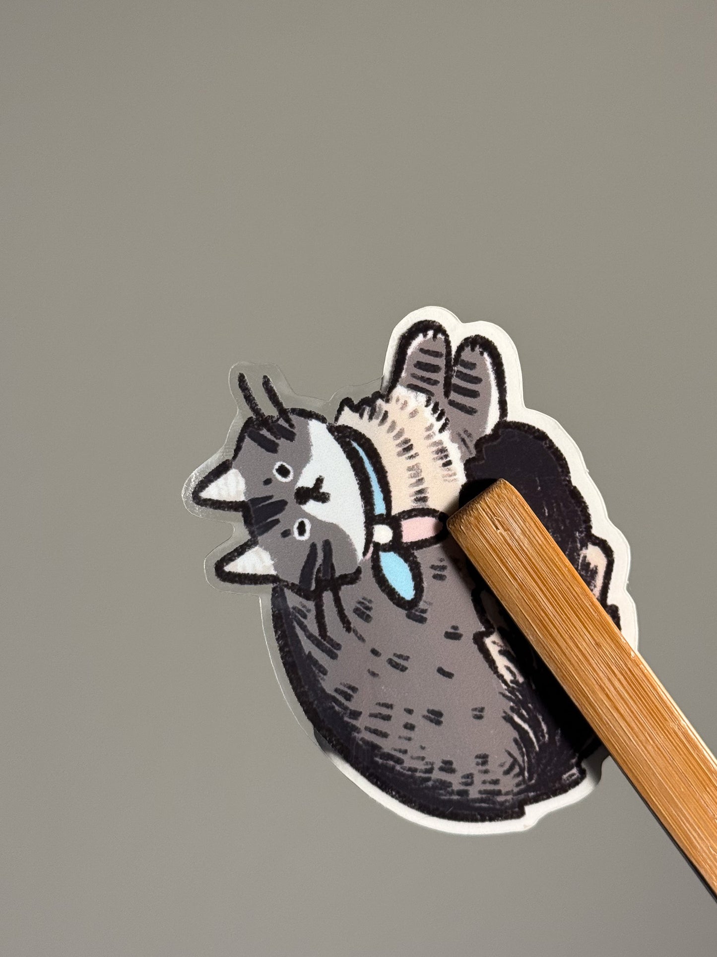 Miso Clear Vinyl Sticker