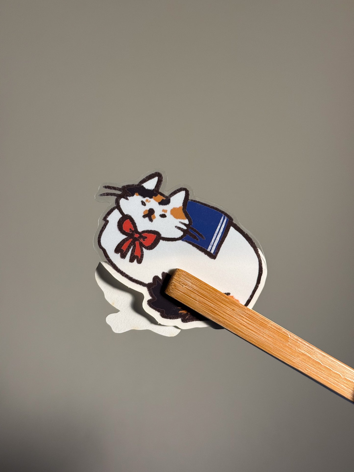 Mochi Clear Vinyl Sticker