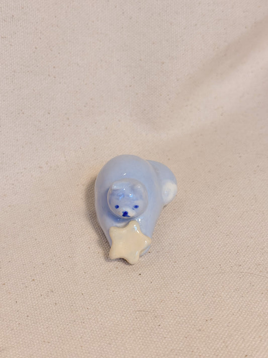 Blue Kitty Desk Buddy