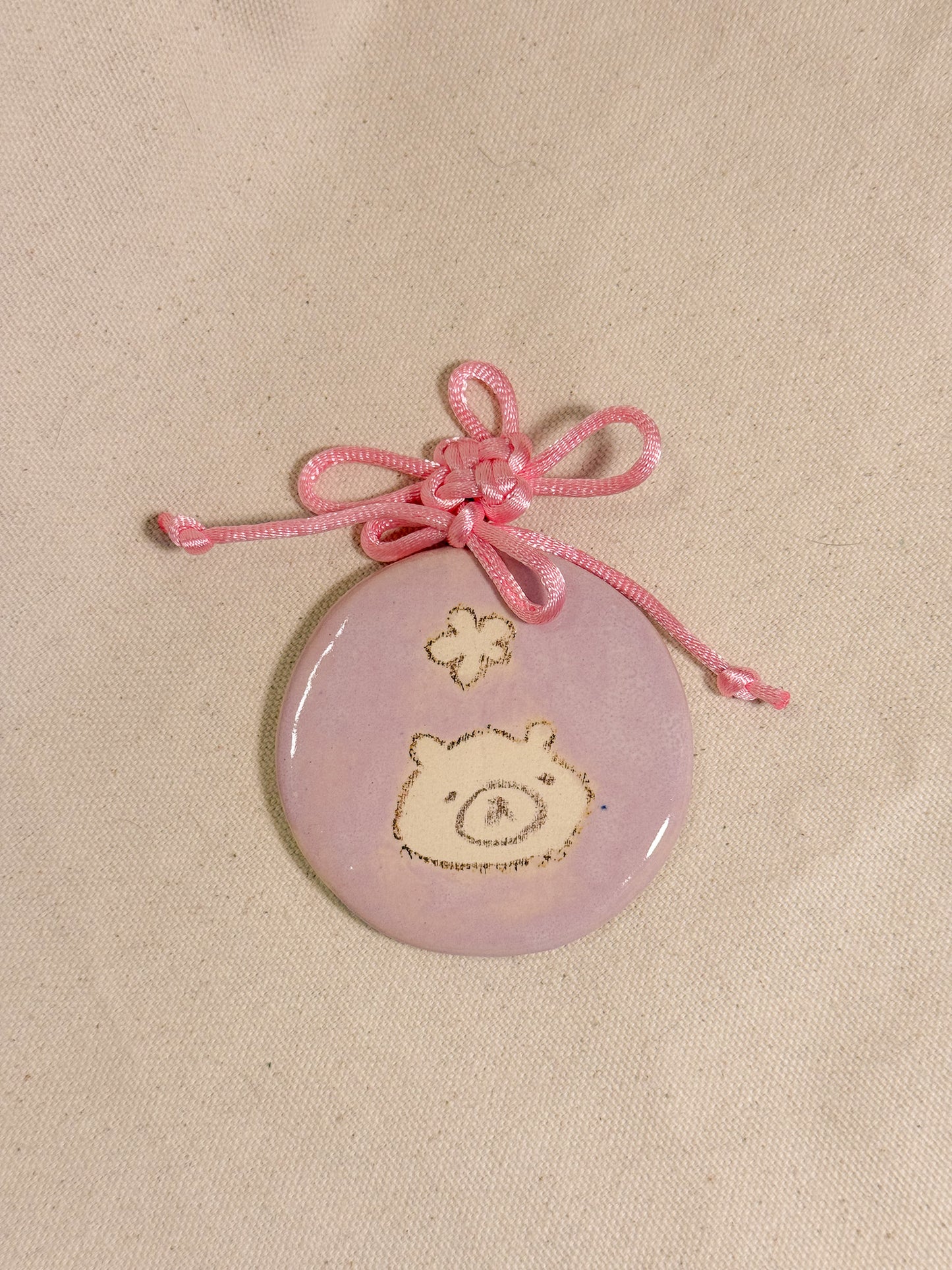 Small Knotted Ceramic Wall Hanging