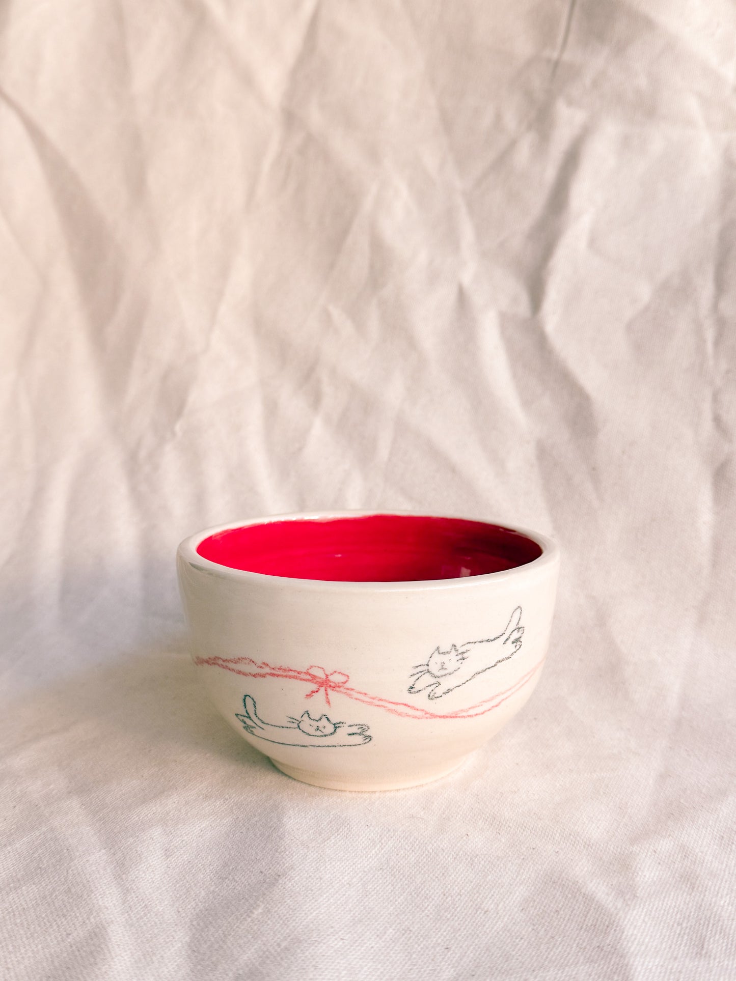 Bow Kitty Rice Bowl (Small)