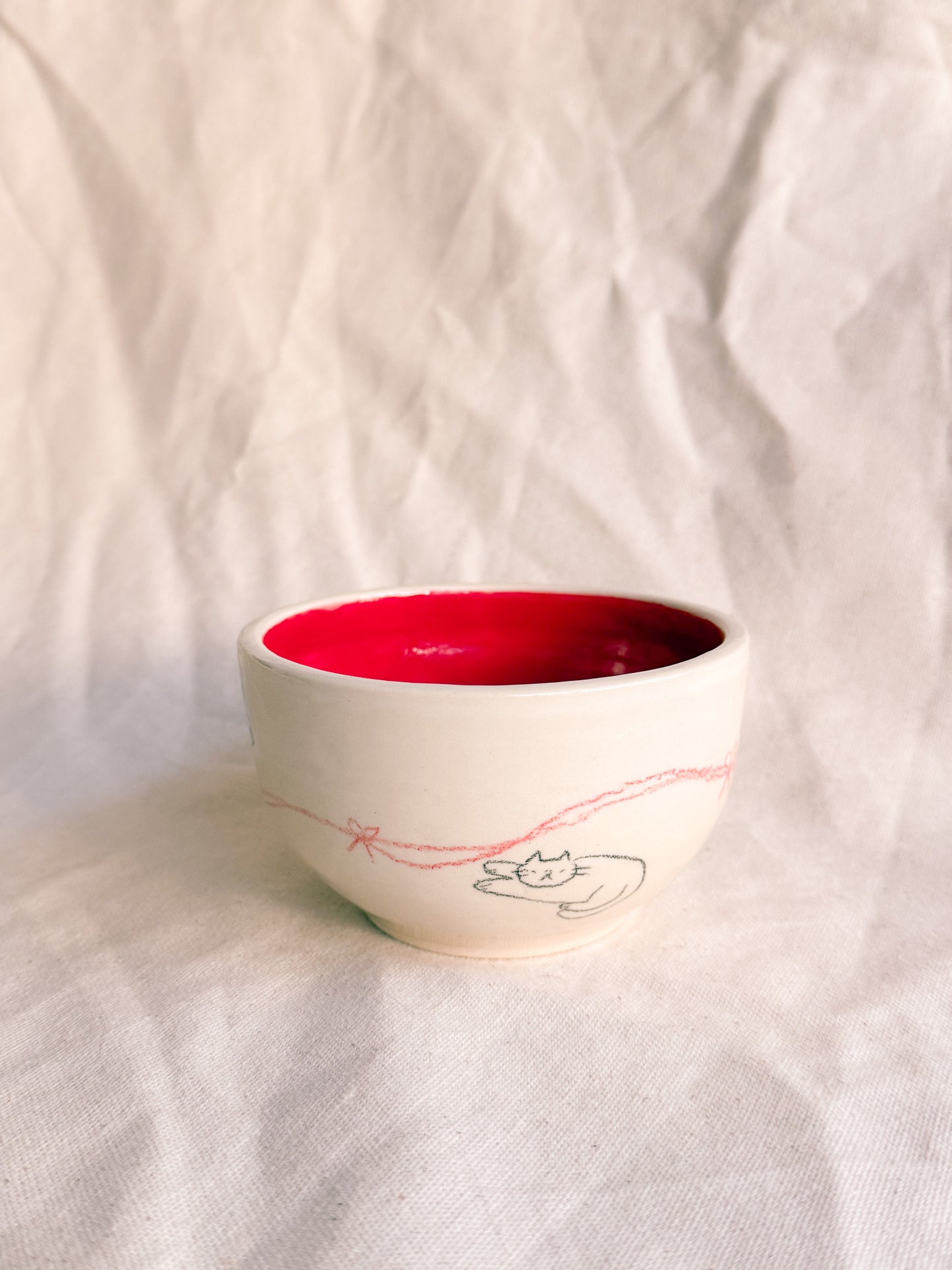 Bow Kitty Rice Bowl (Small)