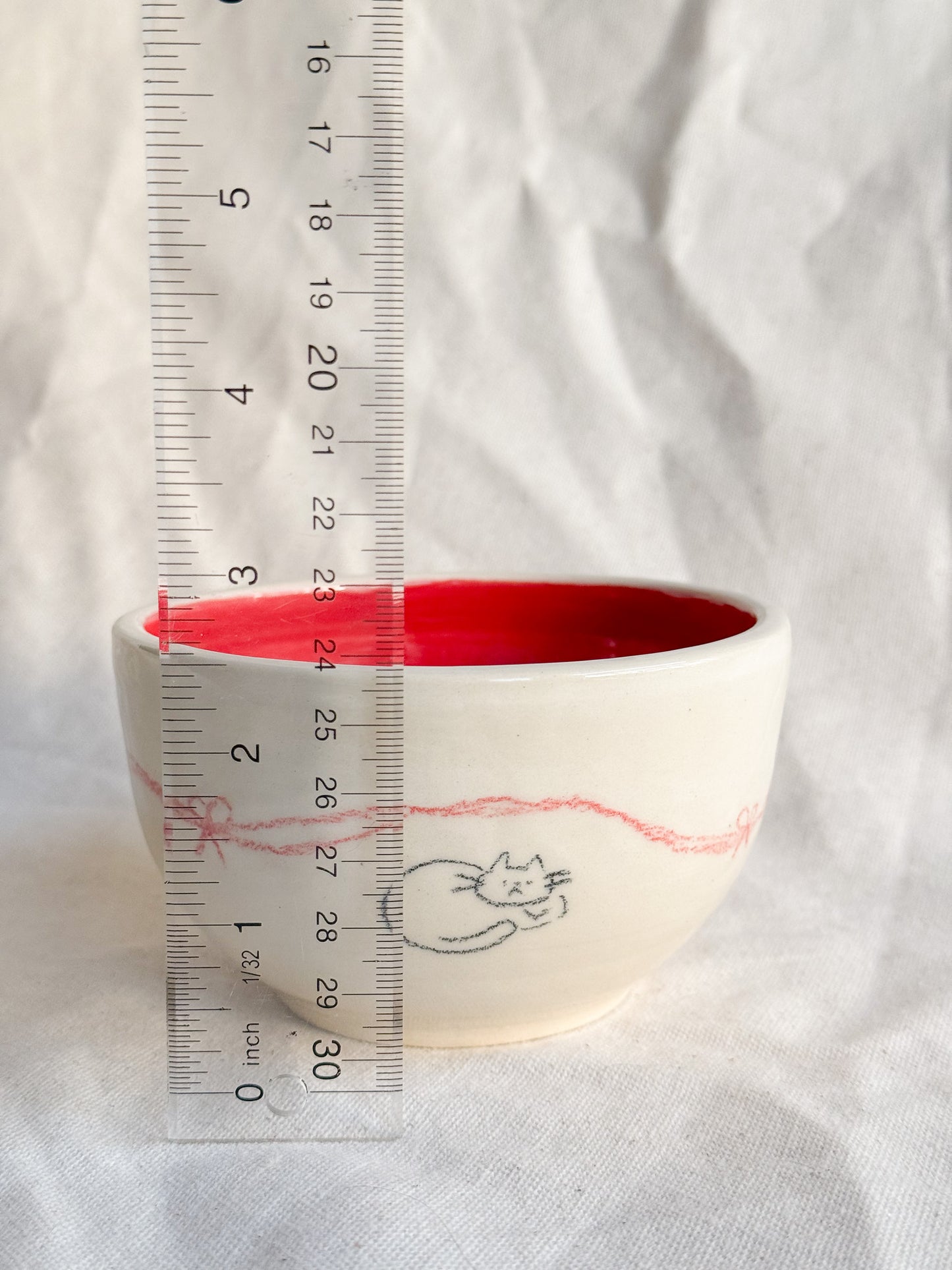 Bow Kitty Rice Bowl (Small)