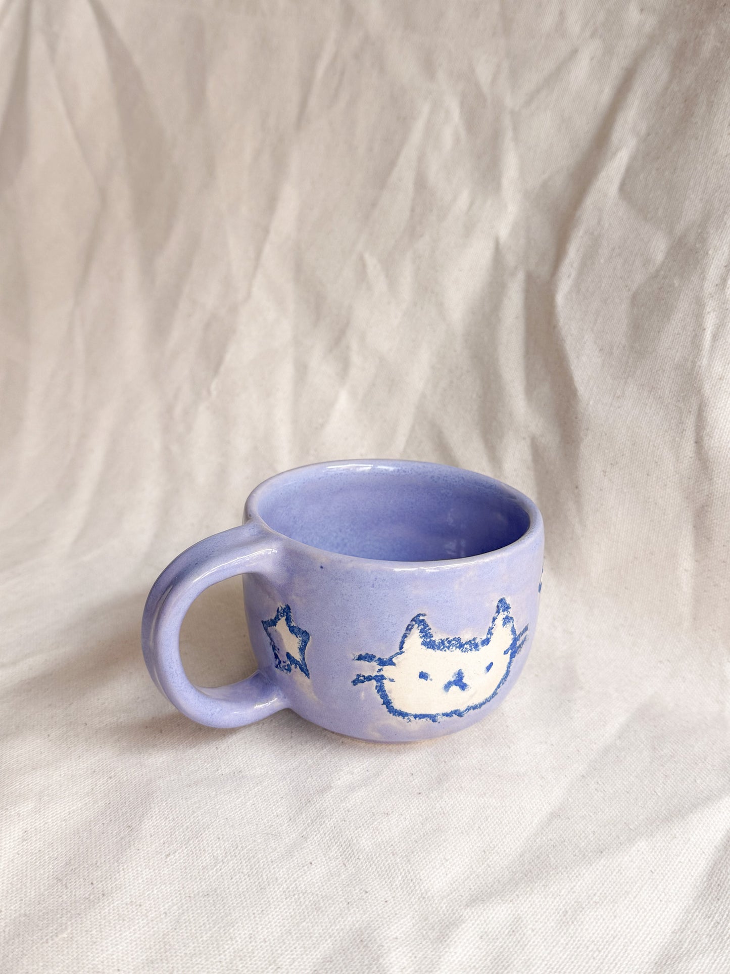 Starry Icons Purple Mug