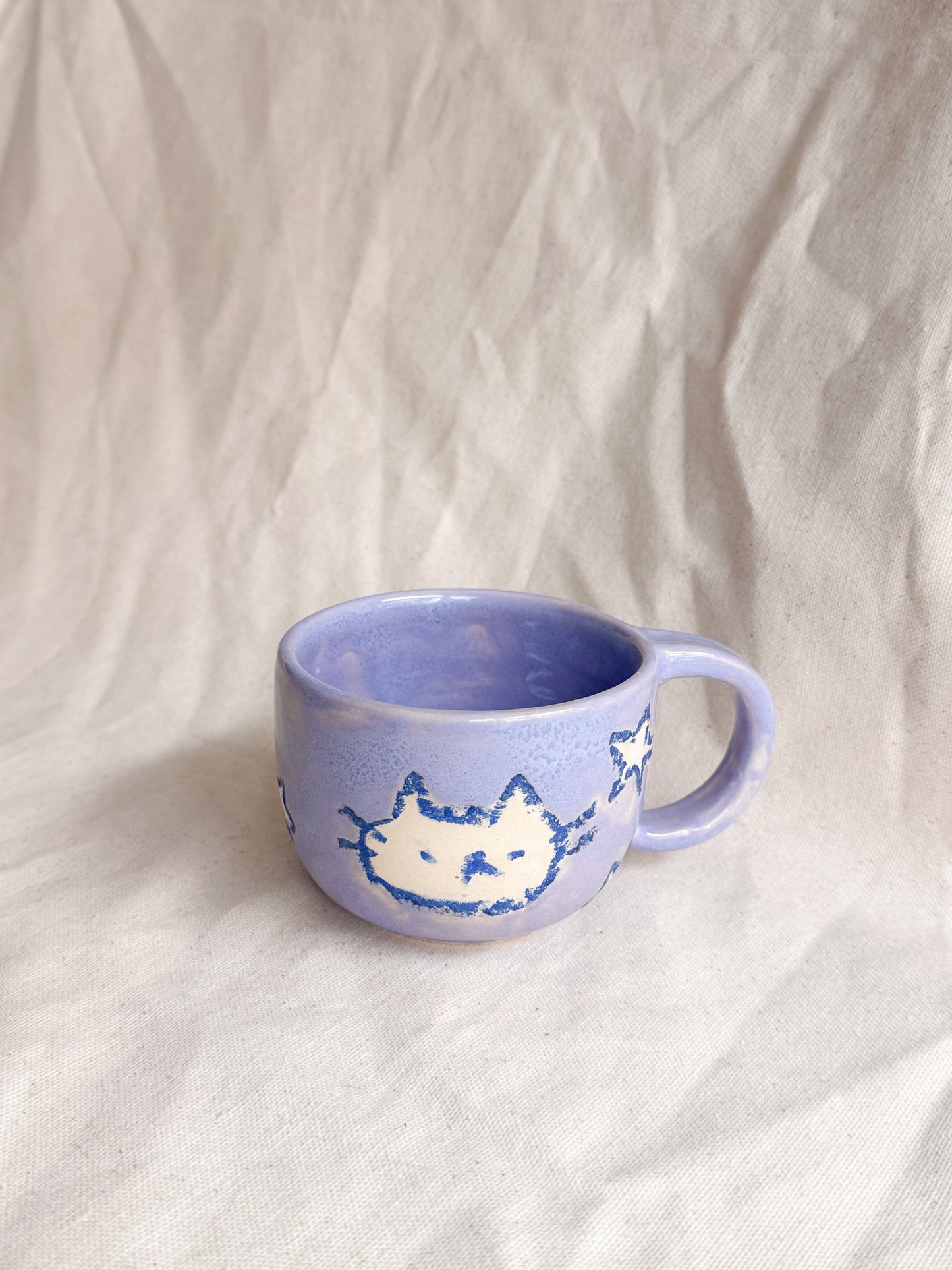 Starry Icons Purple Mug