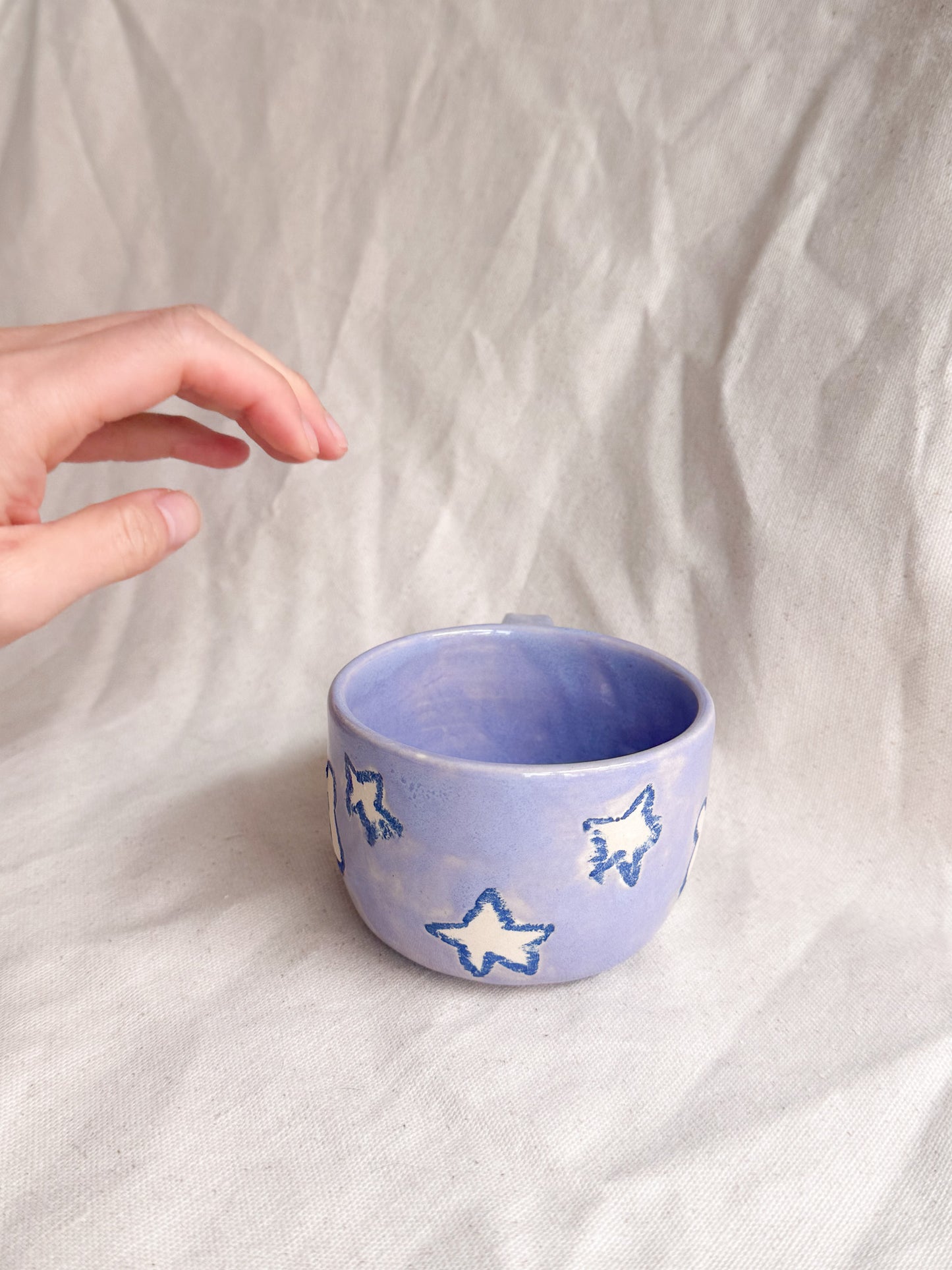 Starry Icons Purple Mug