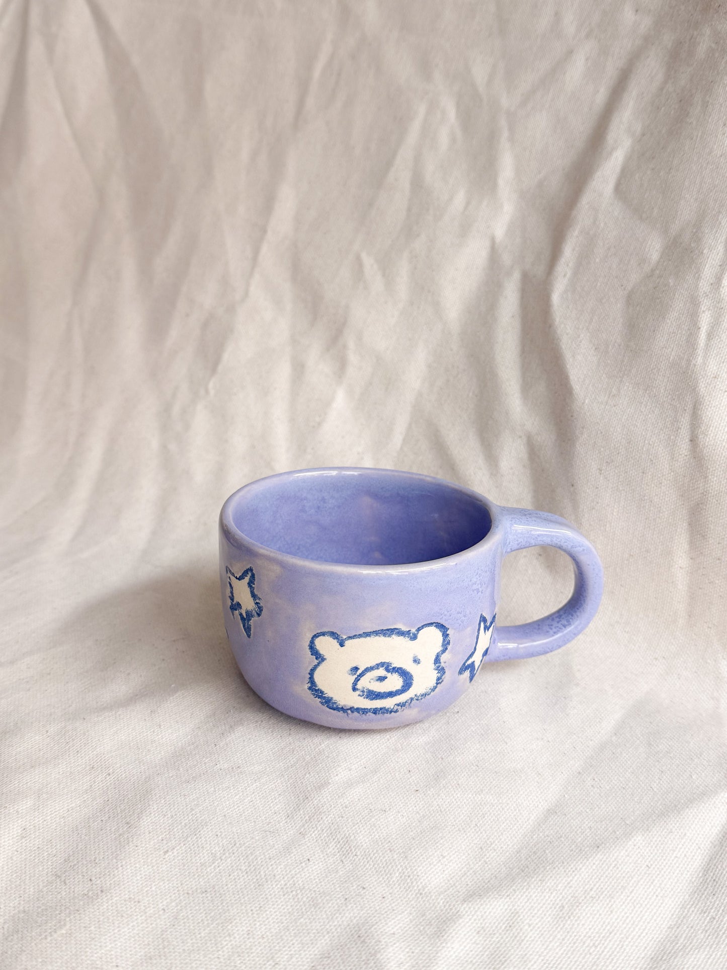 Starry Icons Purple Mug