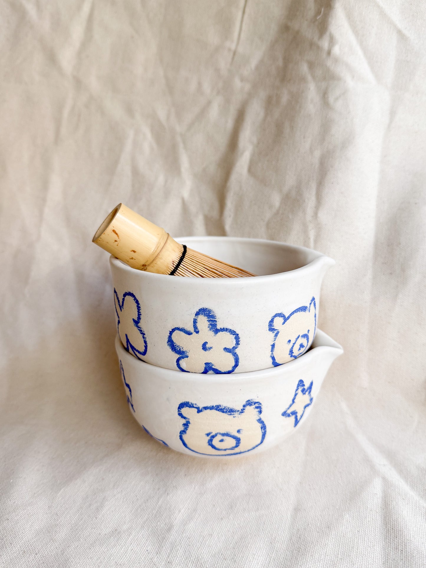 [PREORDER] Woody Icons Matcha Bowl + Whisk Holder