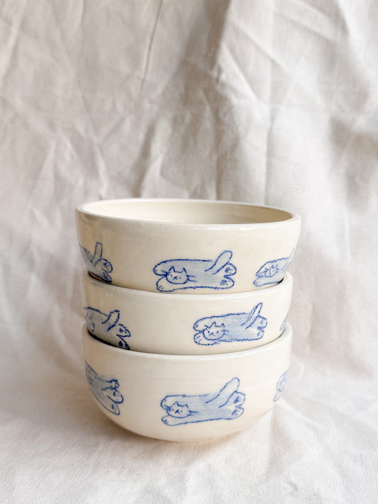 Jumping Cats Bowls (Medium)