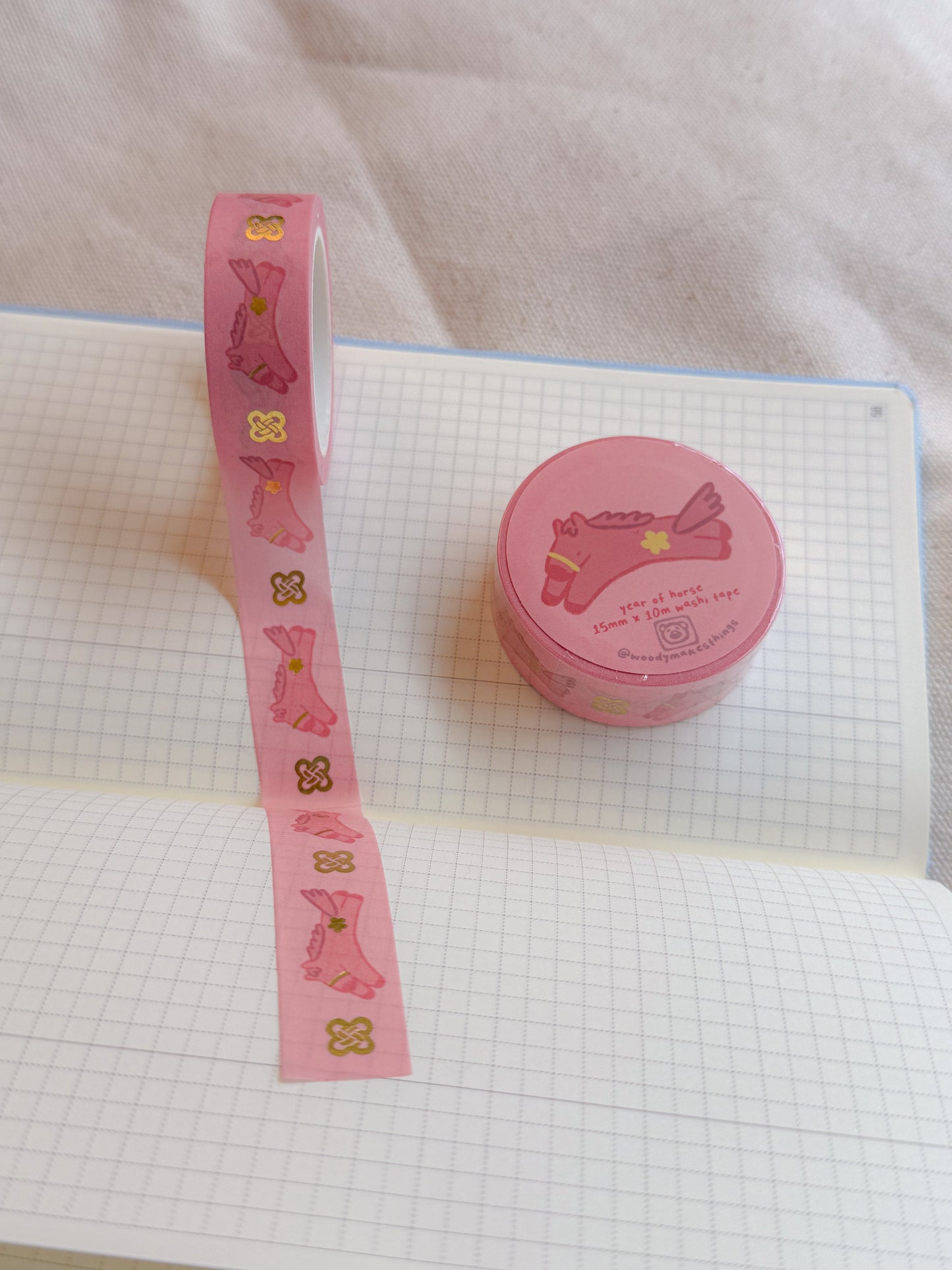 Year of Horse Foil Washi Tape