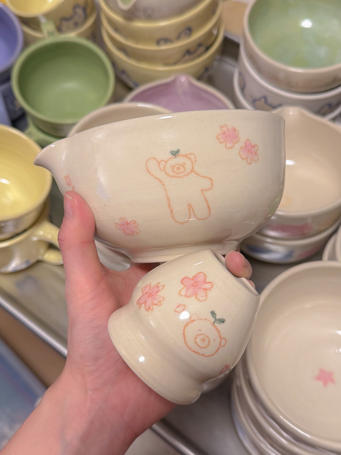 [PREORDER] Sakura Woody Matcha Bowl + Whisk Holder