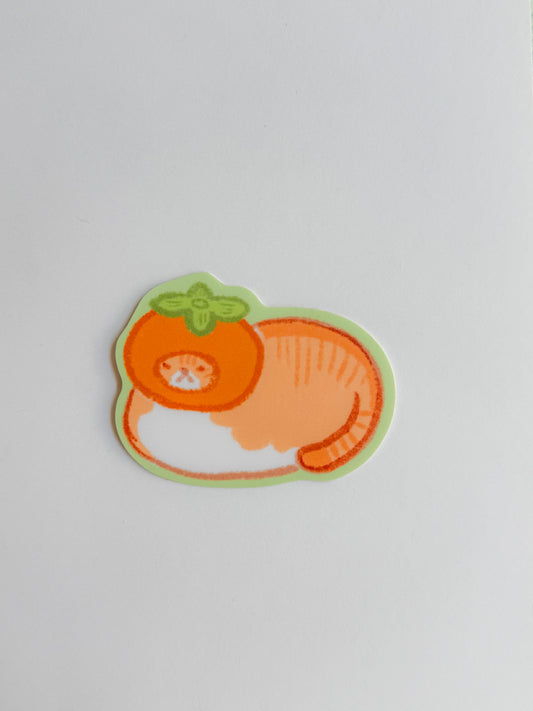 Persimmon Produce Pal Matte Vinyl Sticker