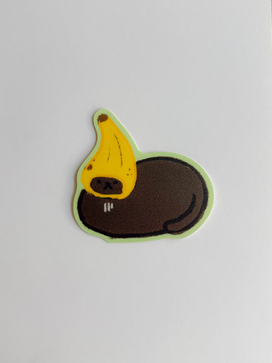 Banana Produce Pal Matte Vinyl Sticker