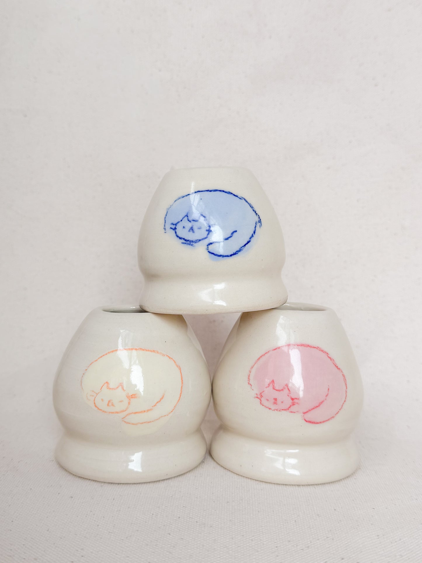 [PREORDER] Primary Cats Matcha Bowl + Whisk Holder