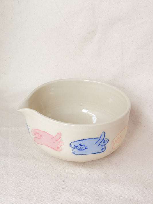 Primary Kitties Matcha Bowl