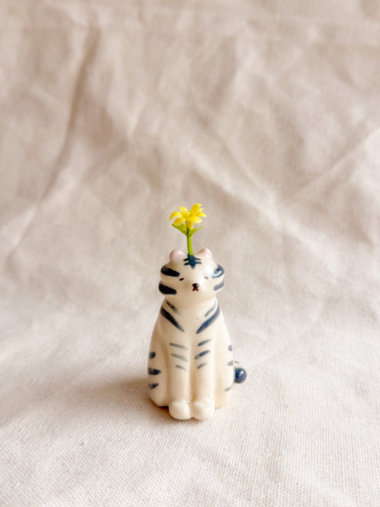 Sitting Tiger Ceramic Desk Buddy