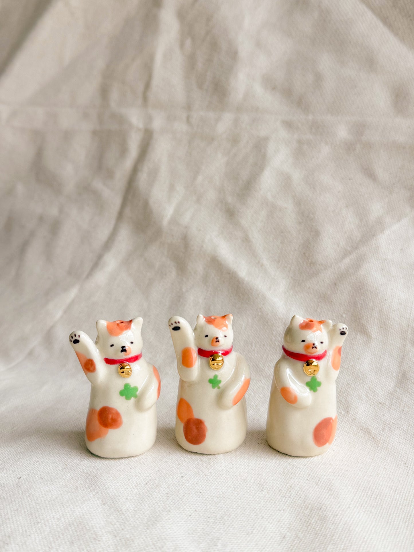 Goodluck Kitty Ceramic Desk Buddy