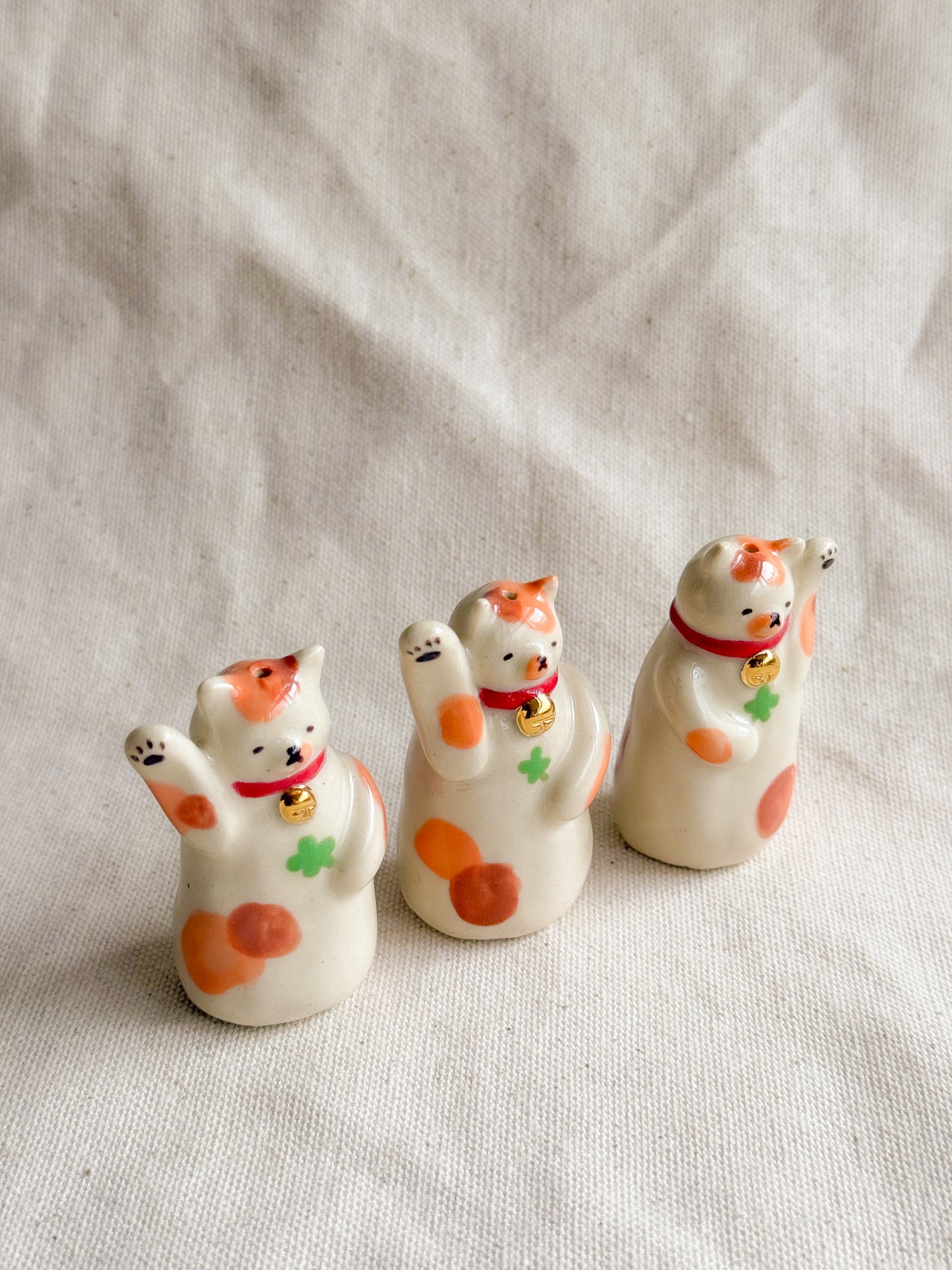 Goodluck Kitty Ceramic Desk Buddy