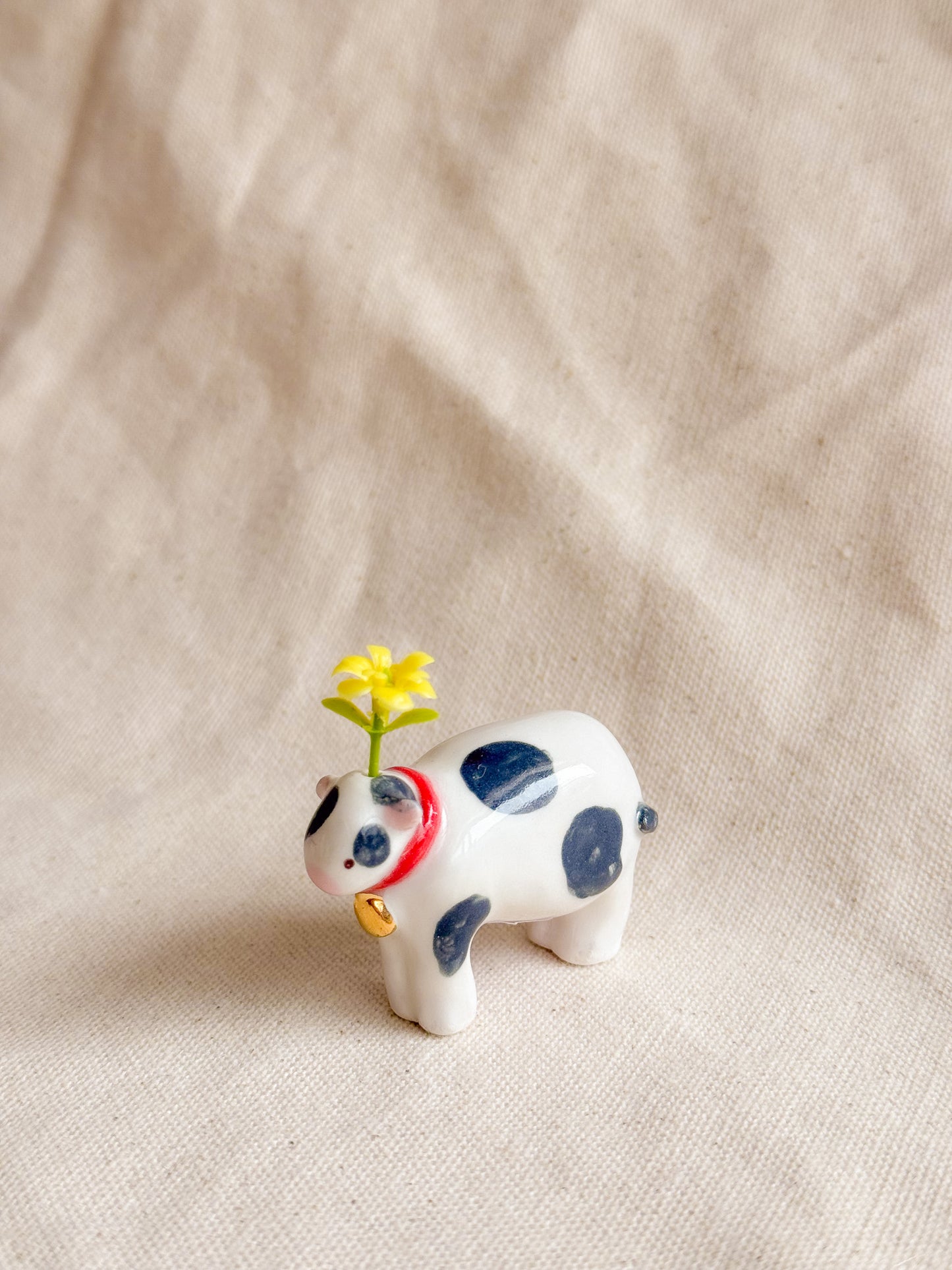 Cute Cow Ceramic Desk Buddy