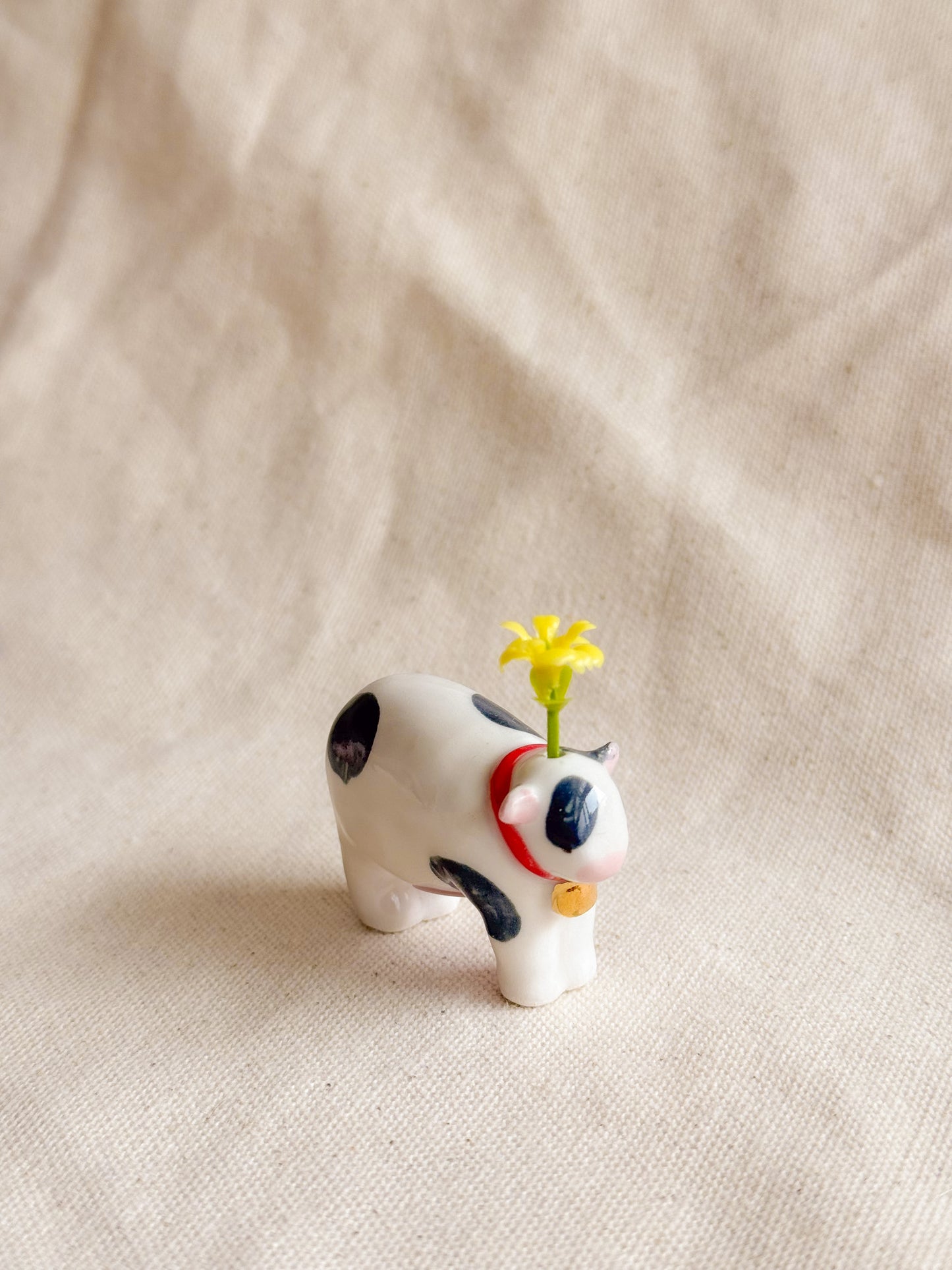 Cute Cow Ceramic Desk Buddy