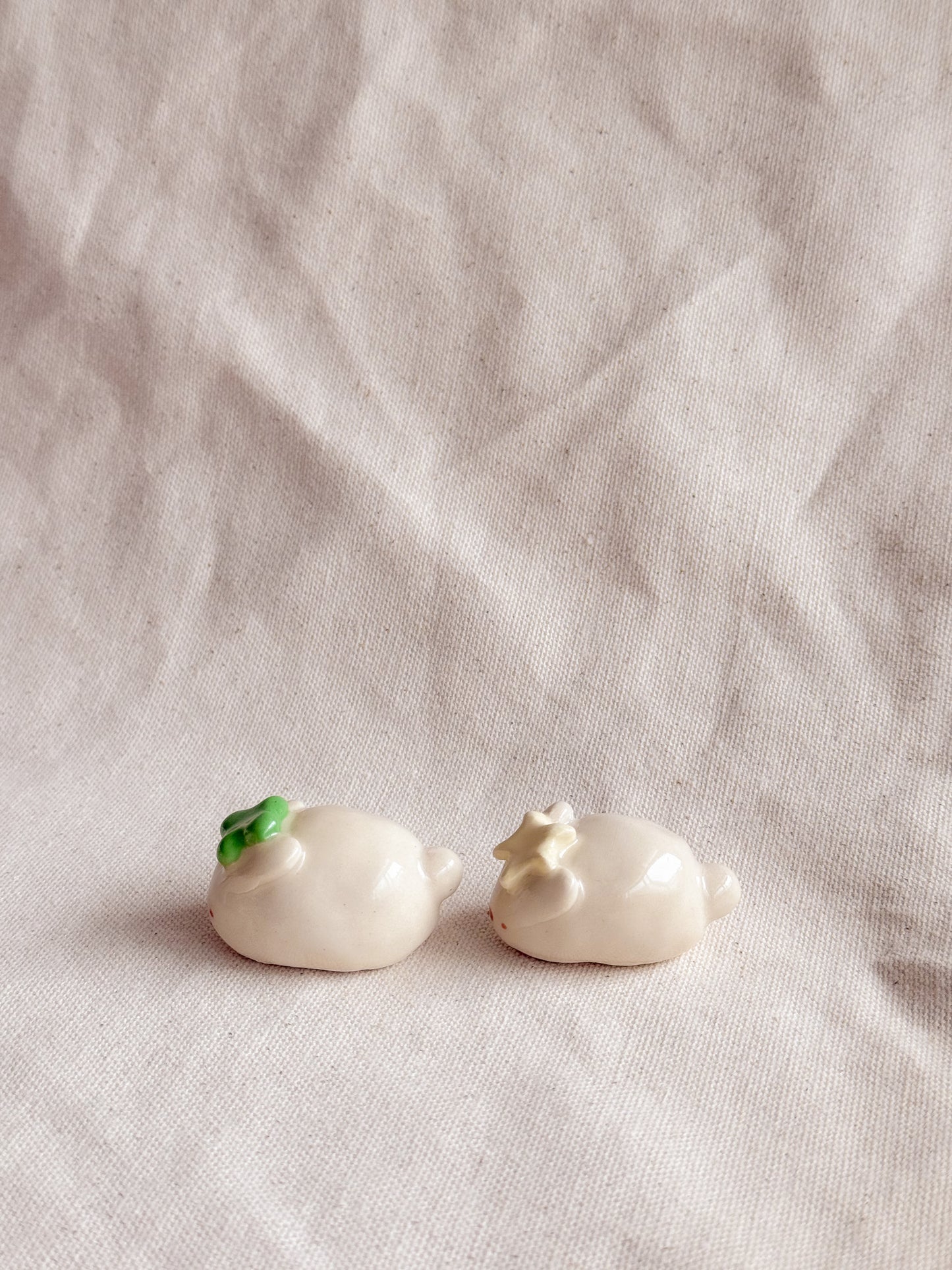 Bunny Loaf Ceramic Desk Buddy