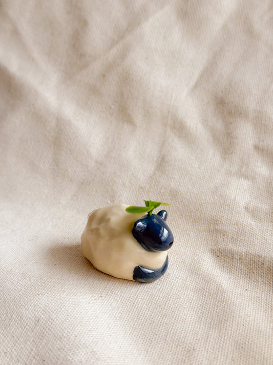 Black Sheep Ceramic Desk Buddy