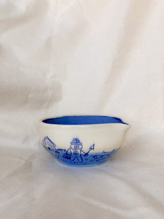 Farmer Woody Scribbly Matcha Bowl