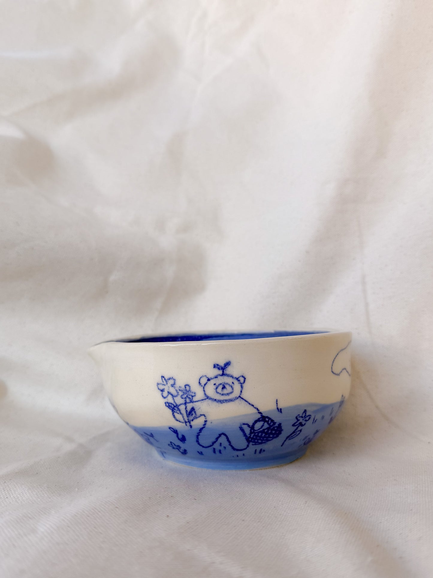 Farmer Woody Scribbly Matcha Bowl