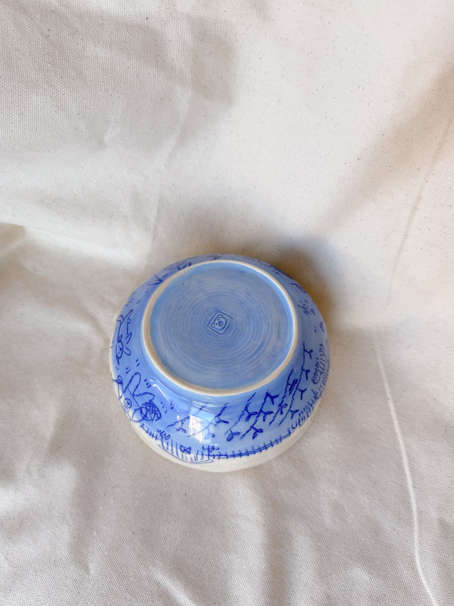 Farmer Woody Scribbly Matcha Bowl