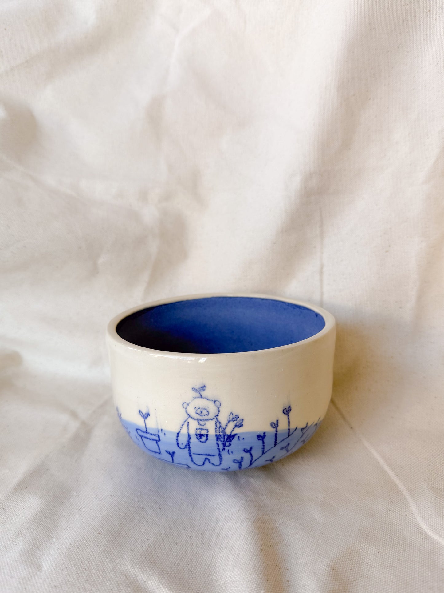 Garden Woody Scribbly Bowl