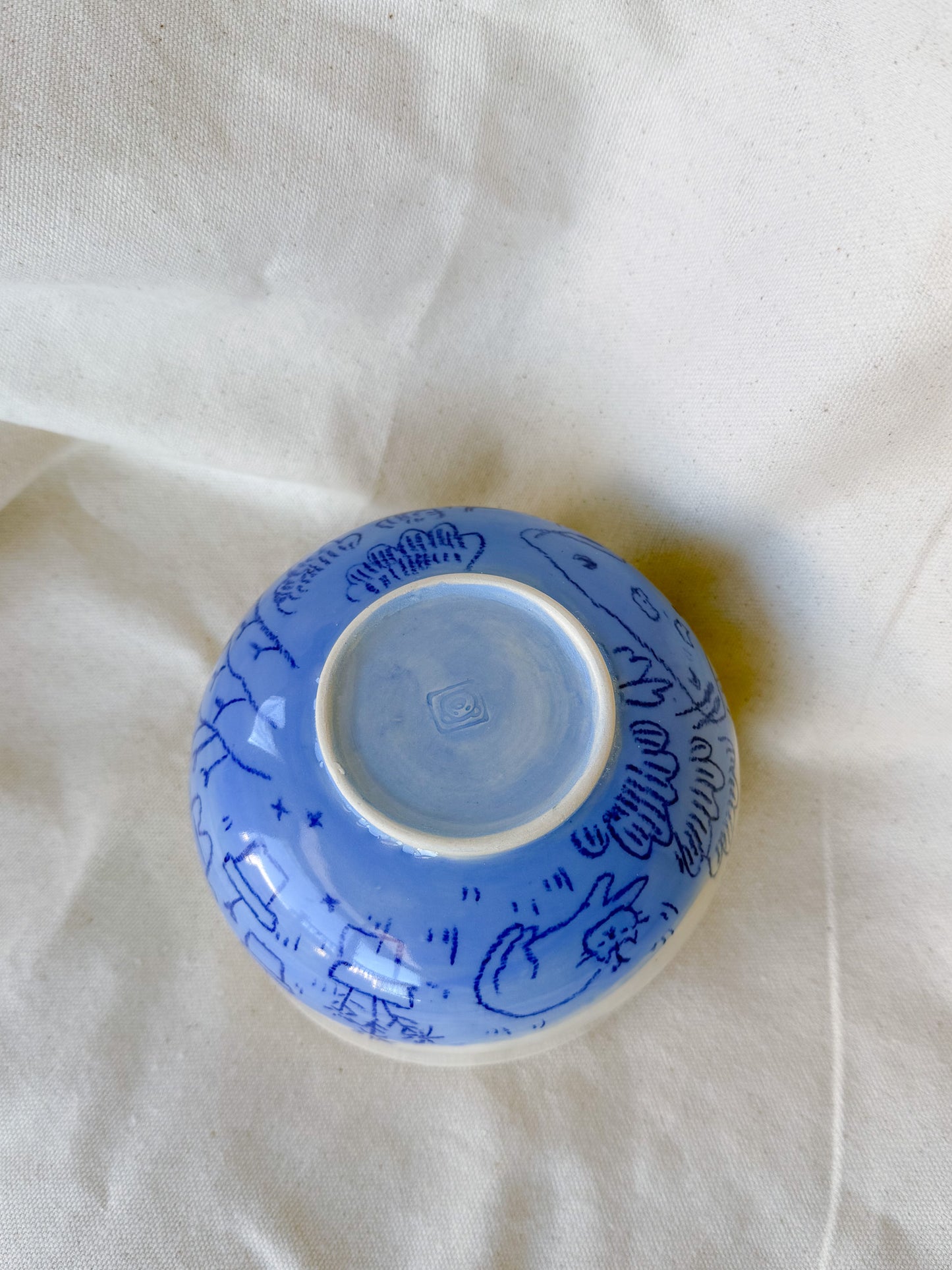 Garden Woody Scribbly Bowl