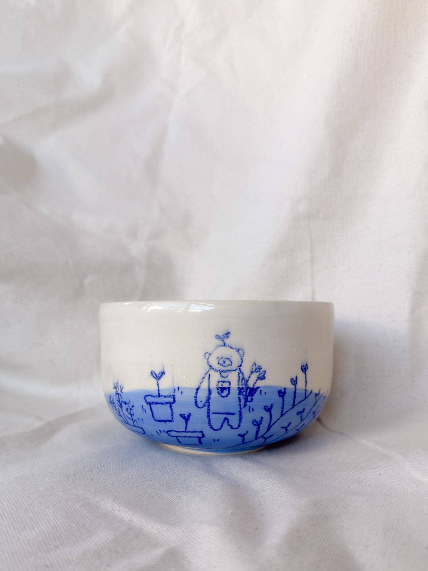 Garden Woody Scribbly Bowl