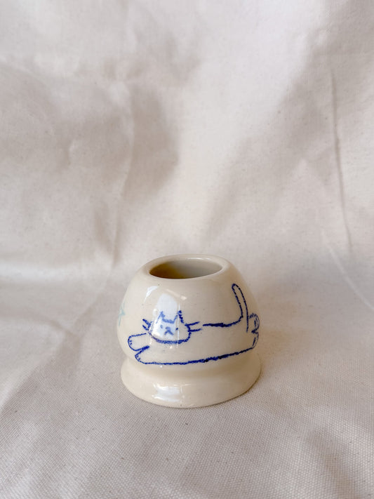 Jumping Kitty Matcha Whisk Holder