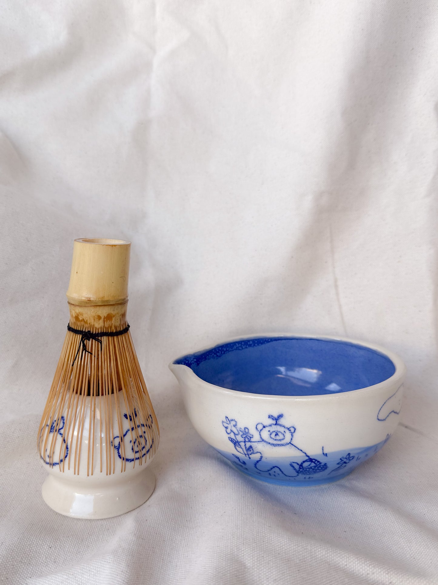 Farmer Woody Scribbly Matcha Bowl