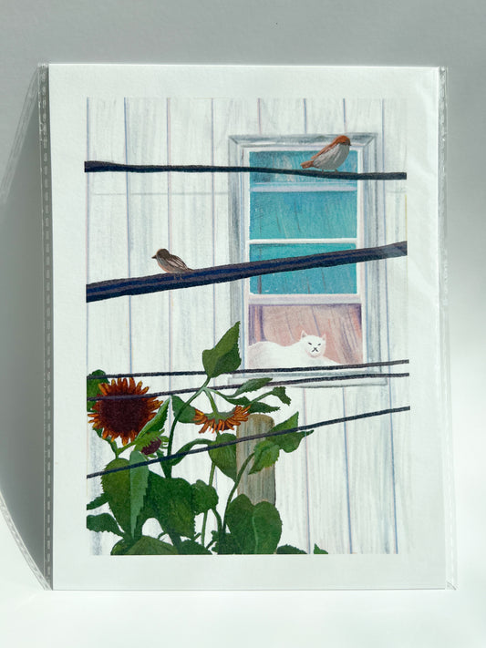 5x7" Window Cat Prints image 4