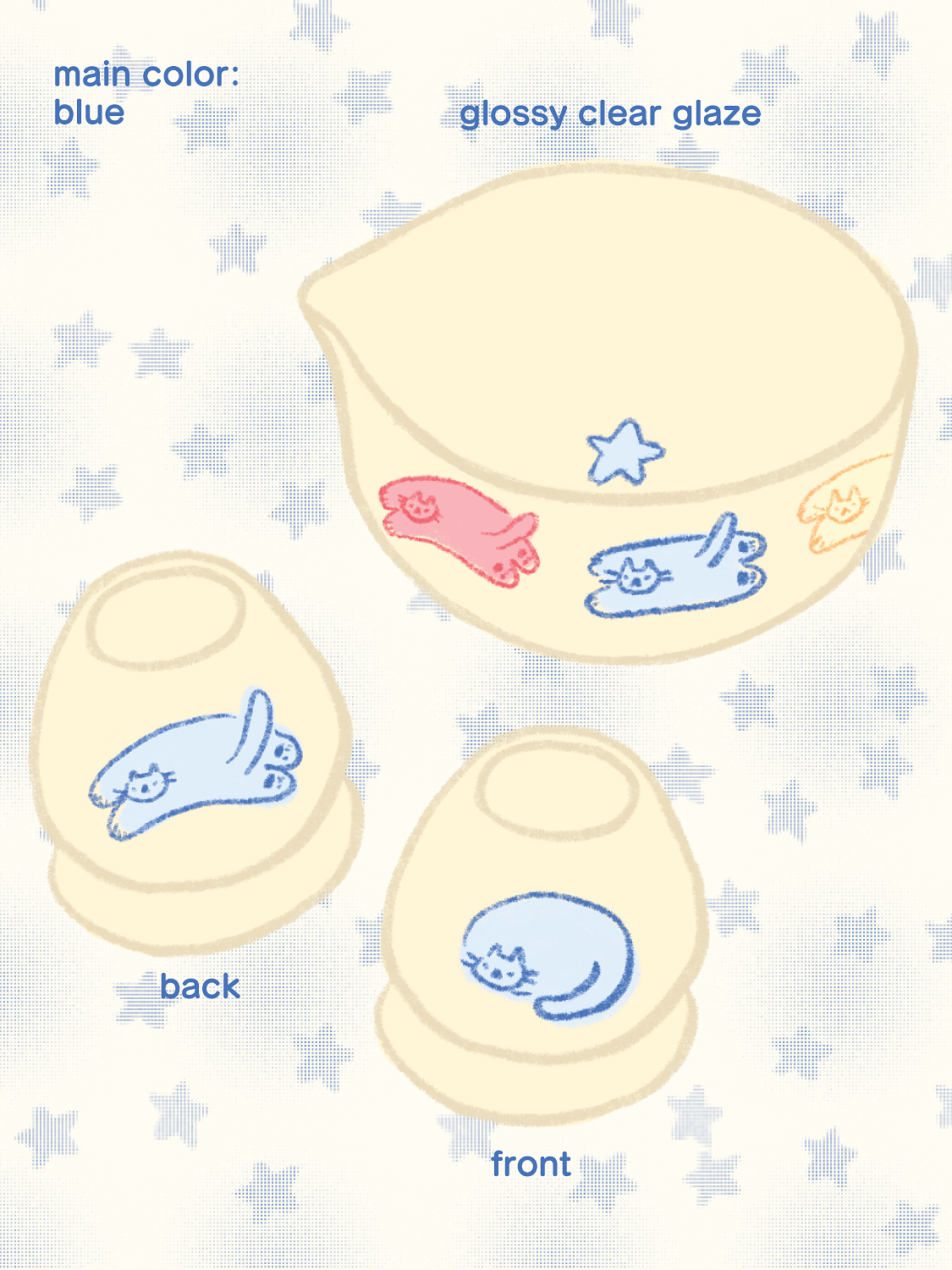 [PREORDER] Primary Cats Matcha Bowl + Whisk Holder