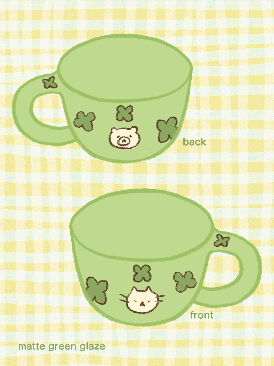 [PREORDER] Woody & Cat Clover Mug